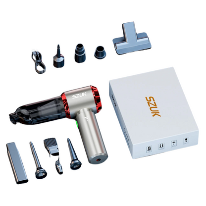 Portable Handheld Car Vacuum - Mini Wireless Cleaner with Strong Suction