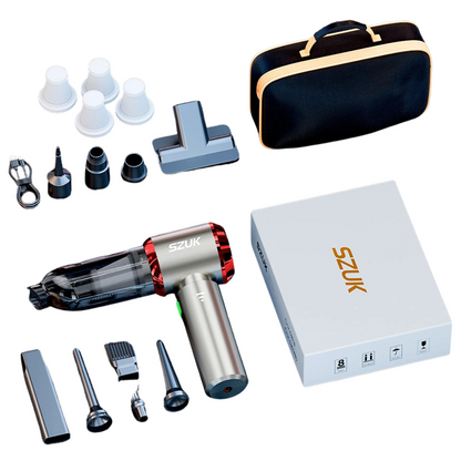 Portable Handheld Car Vacuum - Mini Wireless Cleaner with Strong Suction