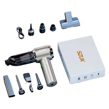 Portable Handheld Car Vacuum - Mini Wireless Cleaner with Strong Suction