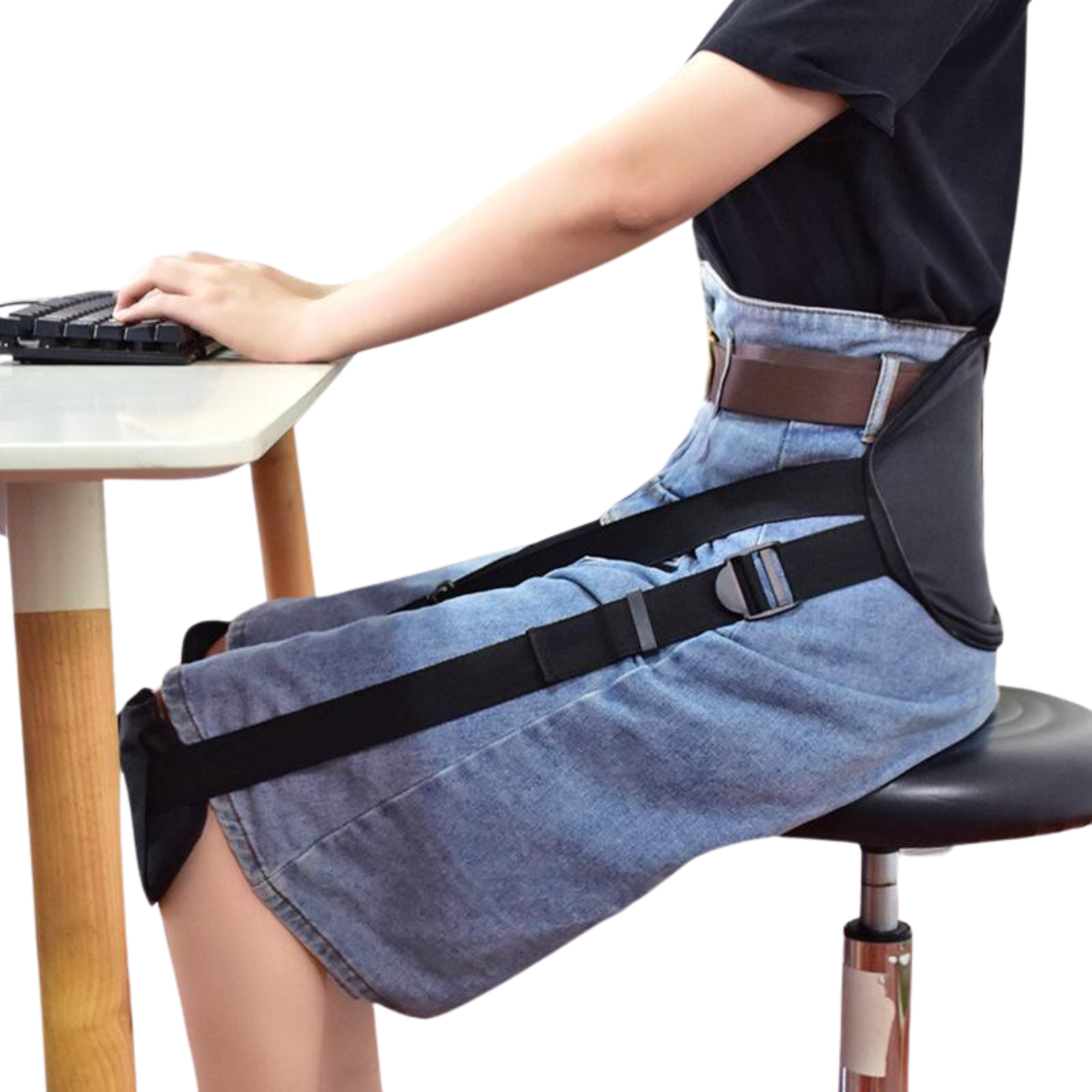 Posture Support Belt for Sitting Alignment