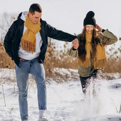 Electric Neck Warmer Scarf - Adjustable Heated Design for Winter Use