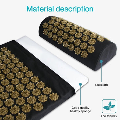 Acupressure Spike Mat - Massage Pillow for Yoga and Exercise