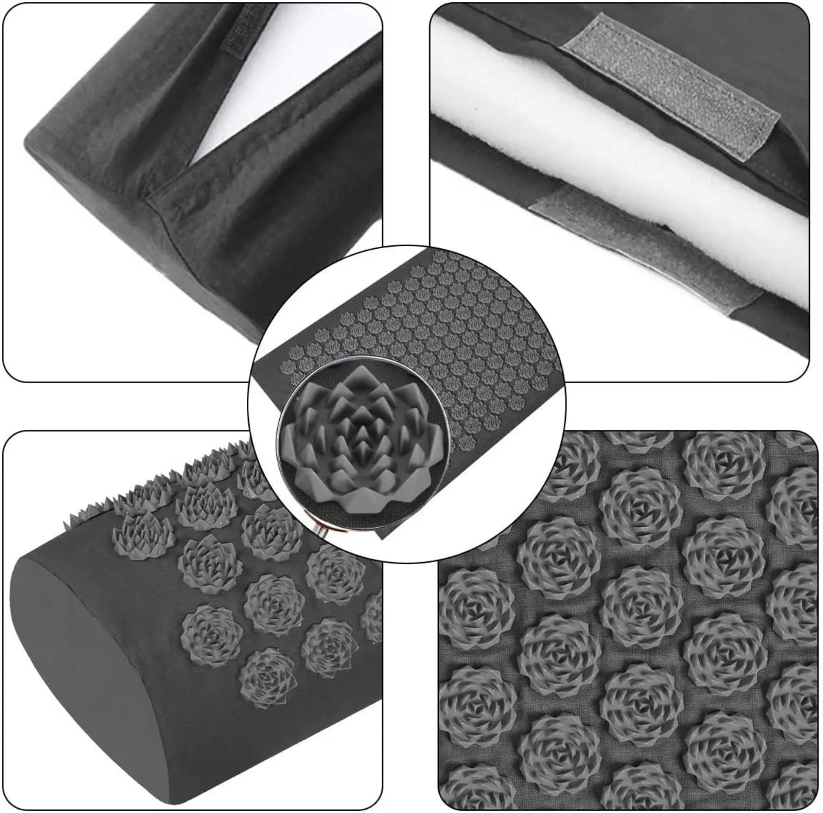 Acupressure Spike Mat - Massage Pillow for Yoga and Exercise