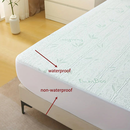 Bamboo Breeze Mattress Protector – Breathable Deep Pocket Design