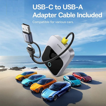 Bluetooth Converter for Car Connection - Wireless Plug and Play Adapter