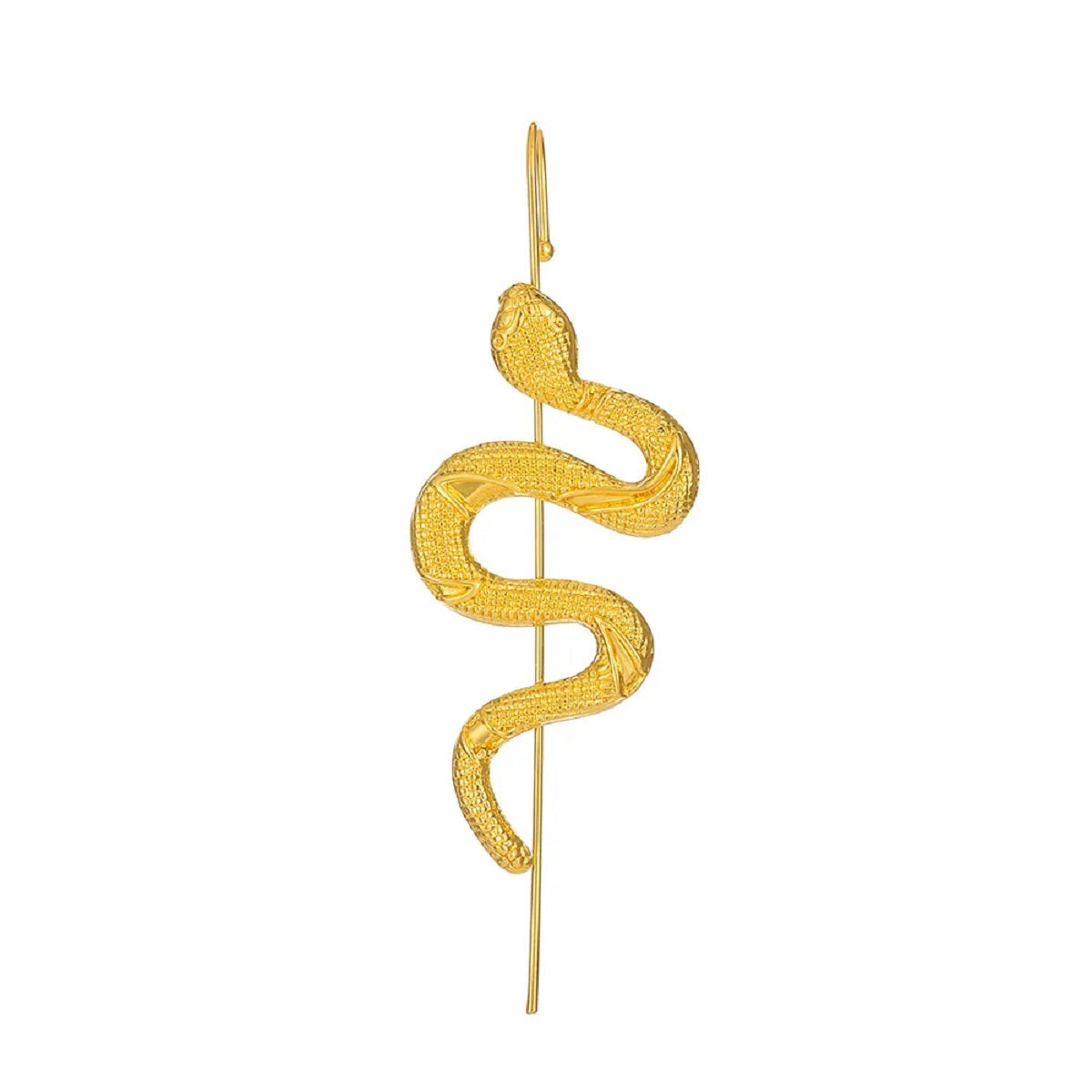 Snake Design Ear Crawler Wrap Earrings in Punk Style