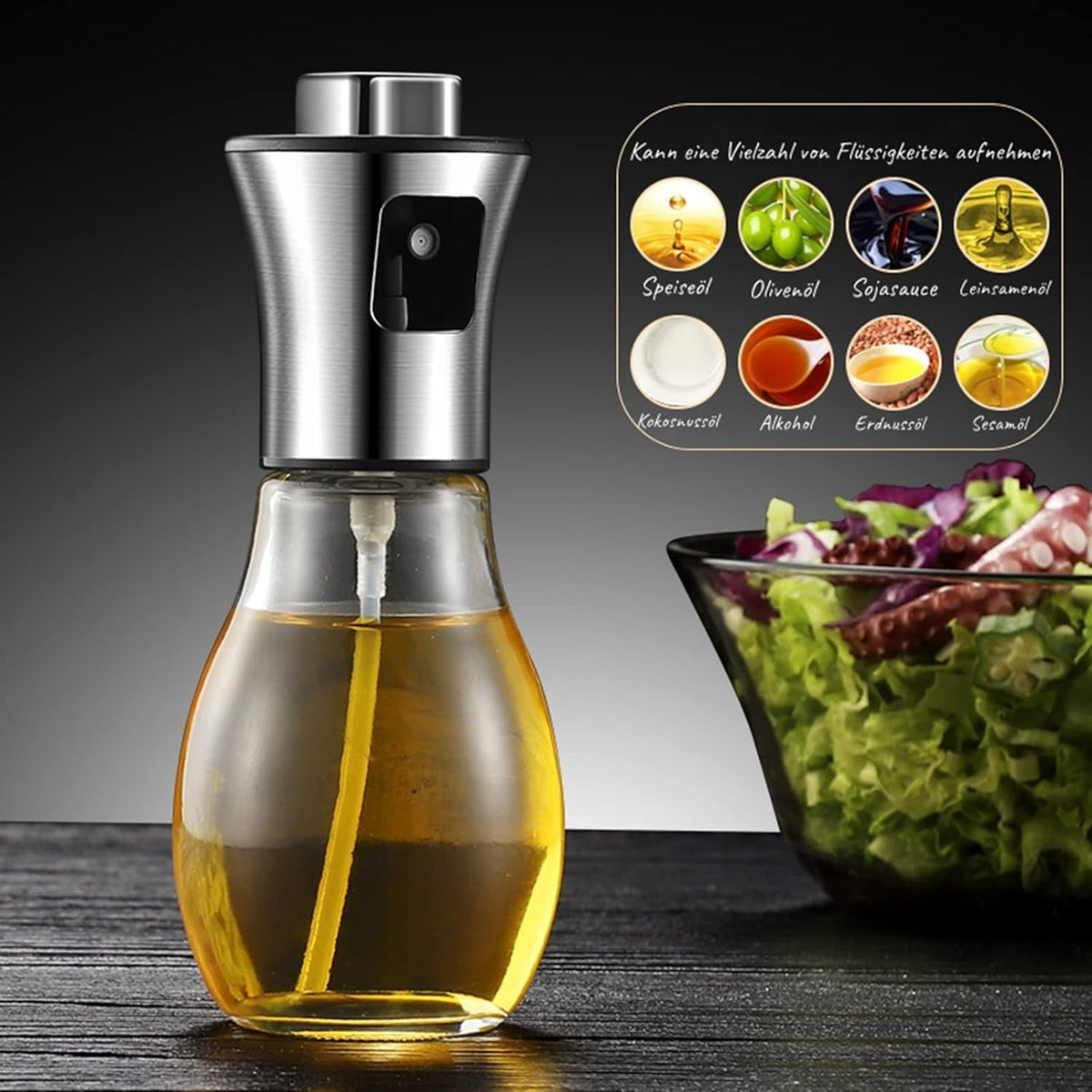 Cooking Oil Spray Bottle for Olive Oil