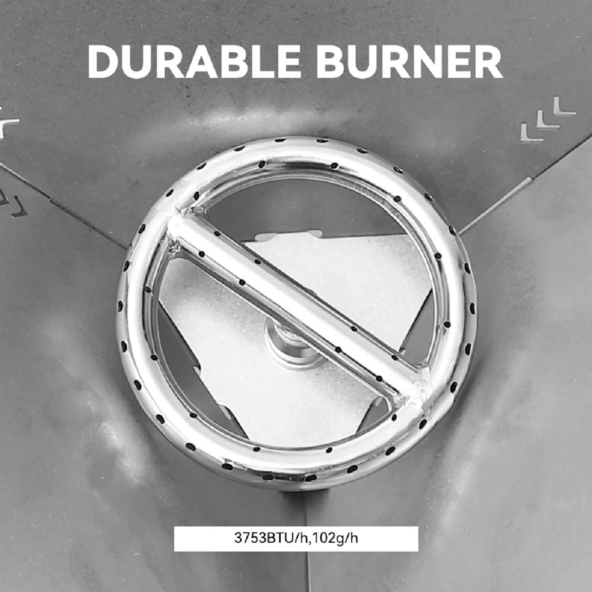 Foldable Stainless Steel Heater for Camping - Portable Windproof Fire Pit