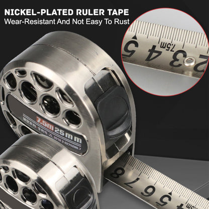 Stainless Steel Retractable Measuring Tape - Corrosion-Resistant Tool