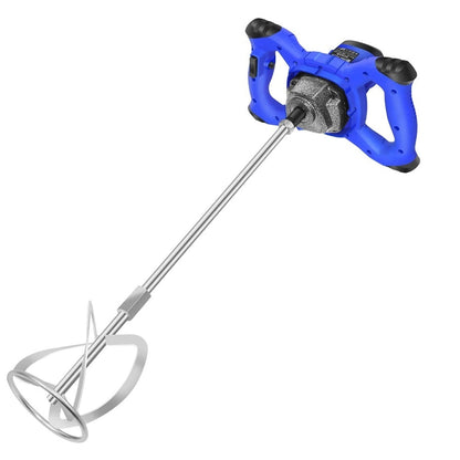 Handheld Electric Cement Mixer - 6-Speed Tool for Mixing Mortar and Paint