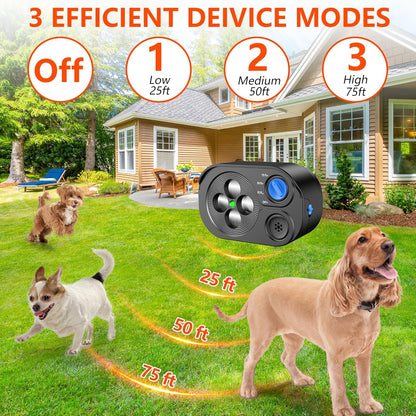 Automatic Training Device for Dog Bark Control - Ultrasonic Deterrent