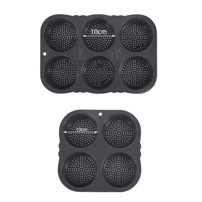 Silicone Baking Mold for Hamburger Buns - Non-Stick Bread Pan