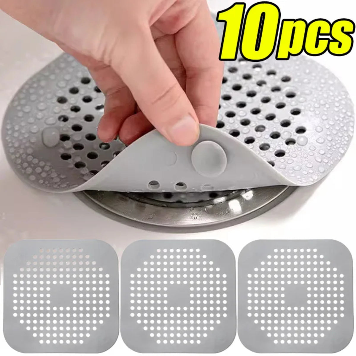 Silicone Drain Strainer - Prevents Floor Wetness and Captures Debris