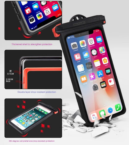 Underwater Pouch for Phones - Waterproof Anti-Fall Case with Touchscreen
