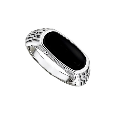 Oval Shaped Vintage Ring in 925 Sterling Silver for Unisex