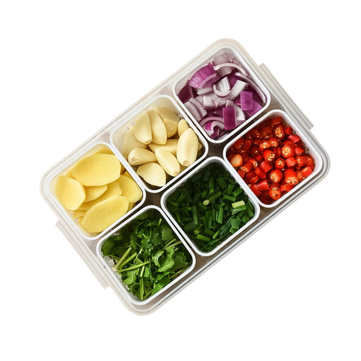 Storage Container for Refrigerator - Fresh Vegetable and Fruit Organizer