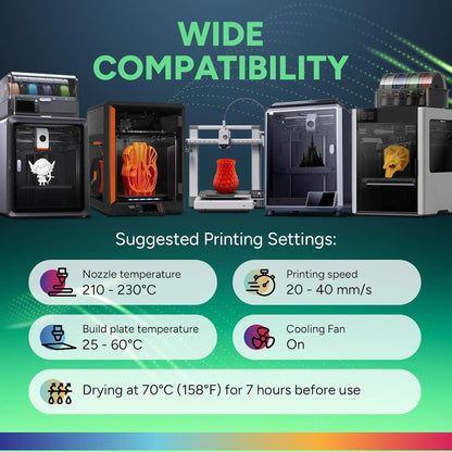 0.07 in TPU Filament (95A) - Flexible and Heat Resistant for 3D Printing
