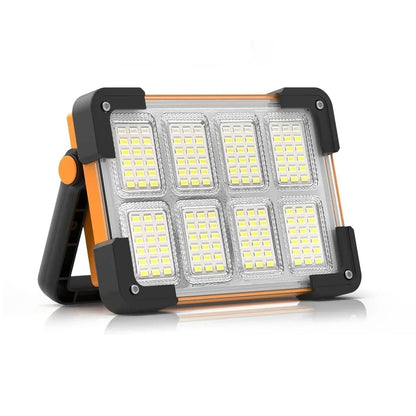 Rechargeable Outdoor LED Spotlight - Solar-Powered Flood Light for Yard and Construction