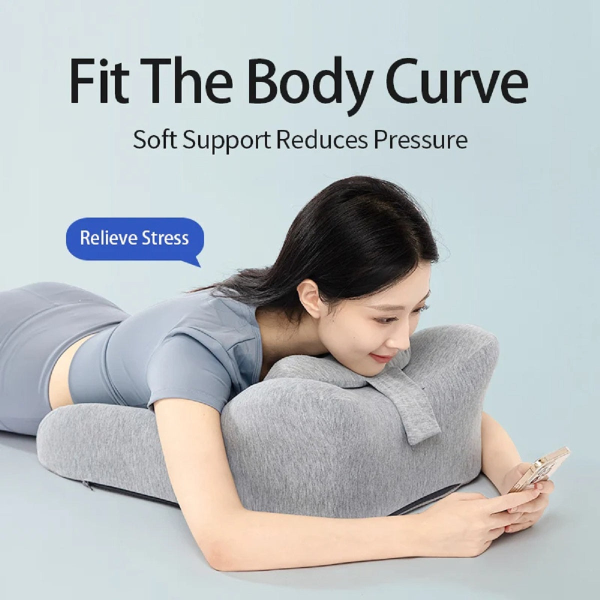 Multi-Use Support Pillow for Prone Sleeping Positions