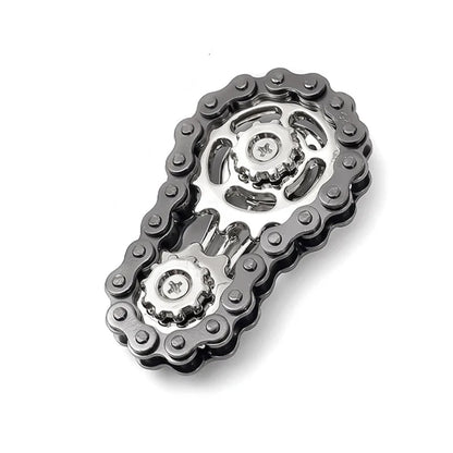 Fidget Spinner with Metal Sprockets - Stress Relief Toy for All Ages