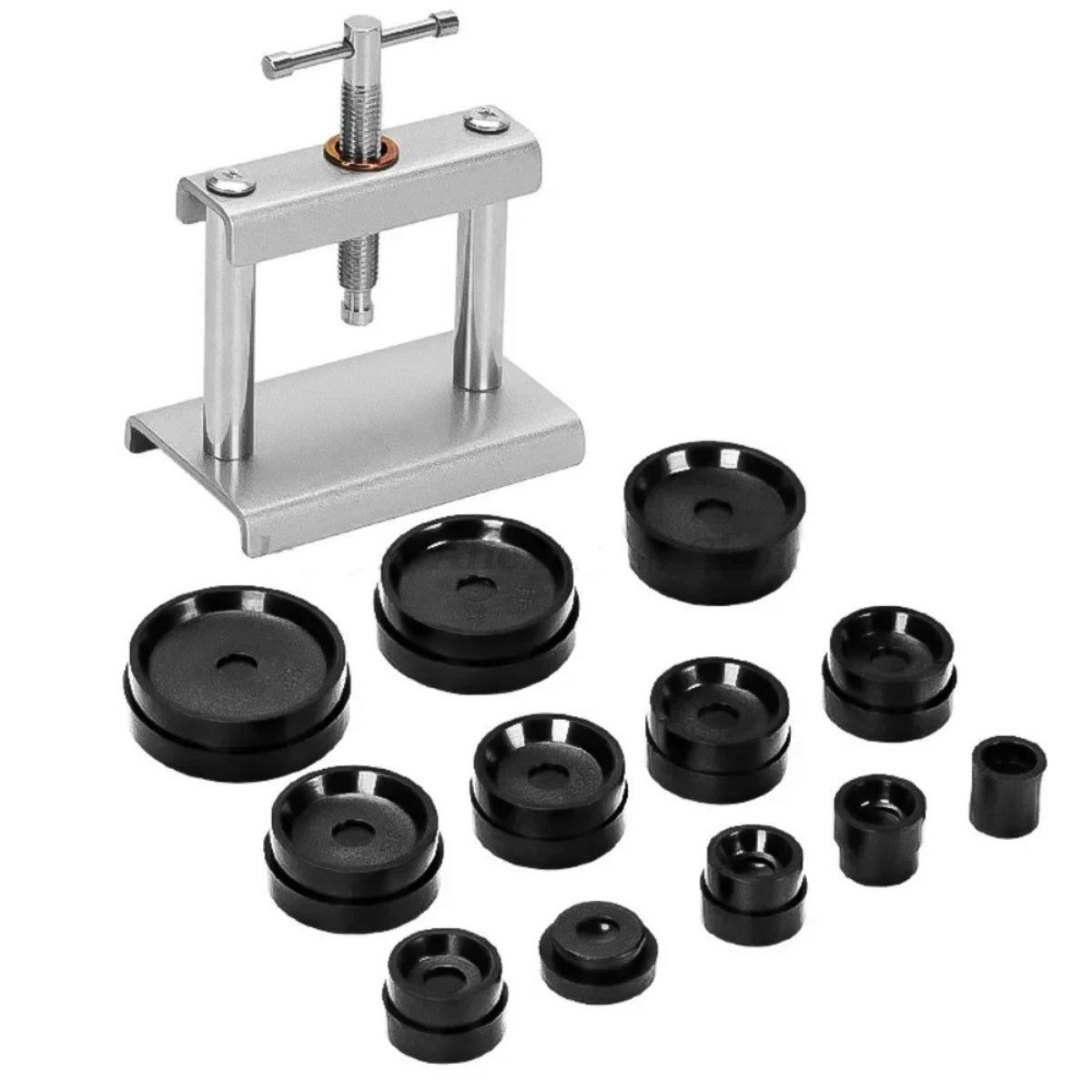 18-Piece Watch Case Press Tool Set for Back Closure Fitting