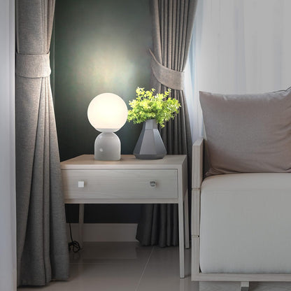 Rechargeable Touch-Controlled LED Table Lamp with Dimming Feature