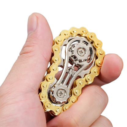 Fidget Spinner with Metal Sprockets - Stress Relief Toy for All Ages
