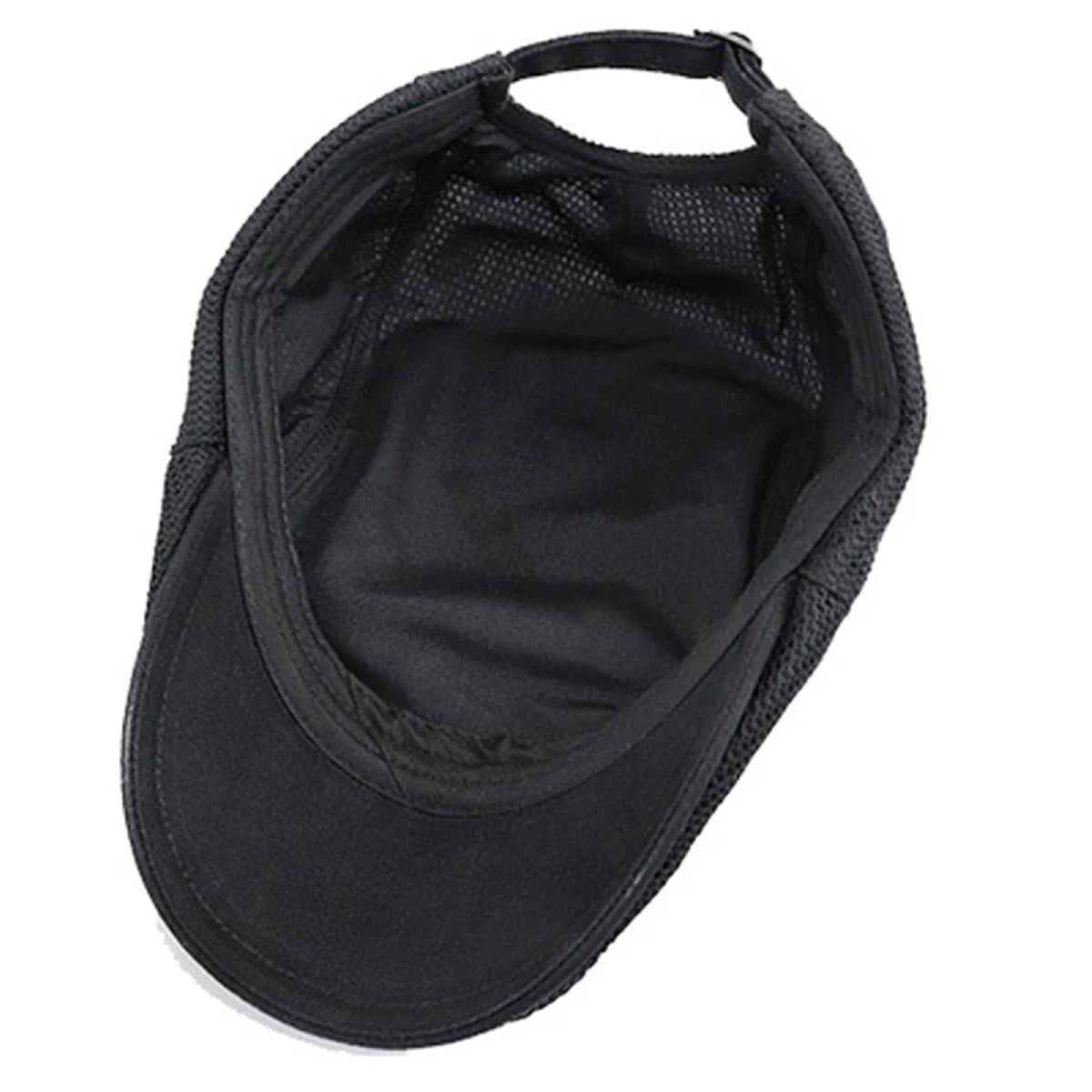 Summer Flat Cap - Breathable Mesh Beret Hat for UV Shielding