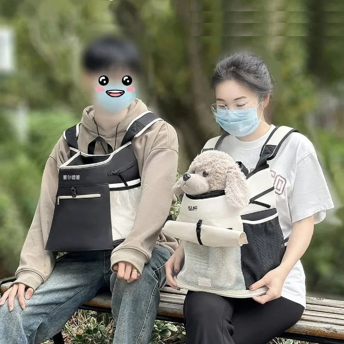 Travel Carrier Backpack for Cats and Dogs with Safety Features