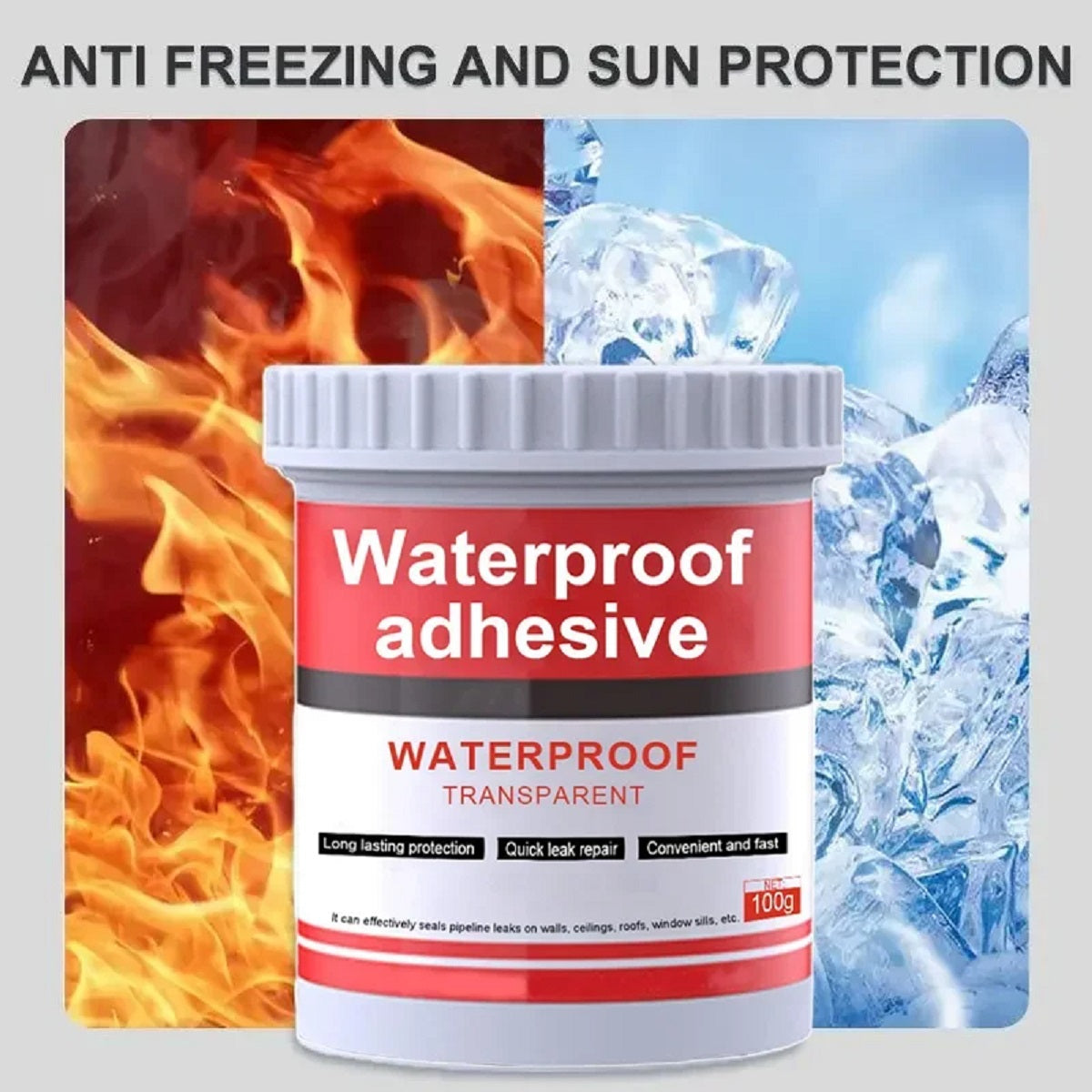 Waterproof Transparent Sealant - Durable Leak-Resistant Adhesive Coating