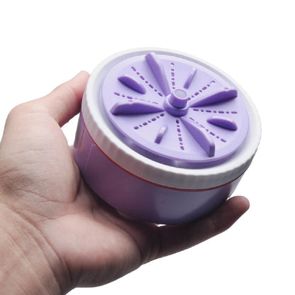 Compact Rotating Turbine Washer for Portable Use