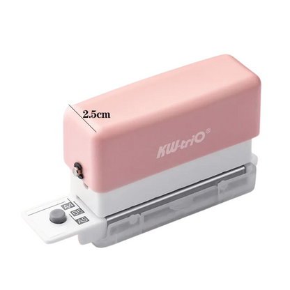 Compact 6-Hole Punch Tool for DIY Planning and Paper Binding