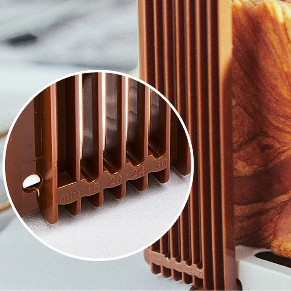 Foldable Plastic Bread Slicing Stand for Toast