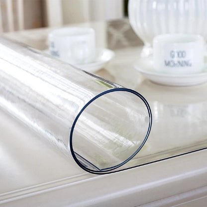 Clear PVC Table Cover – Waterproof and Oil-Resistant Protective Sheet