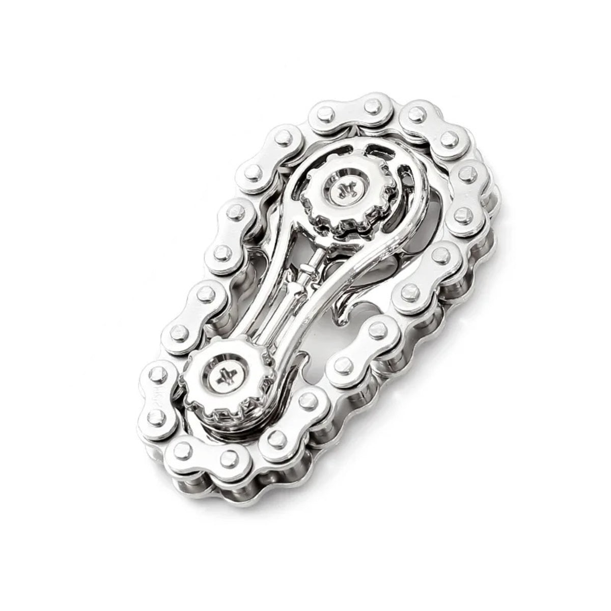 Fidget Spinner with Metal Sprockets - Stress Relief Toy for All Ages
