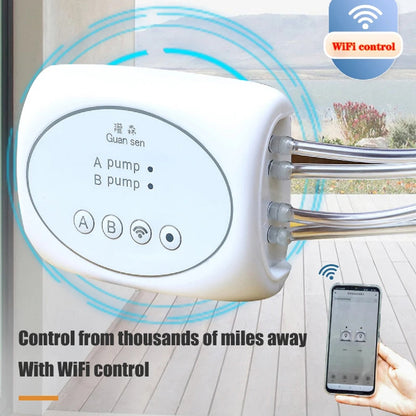 Smart Irrigation System with WiFi Control - Automatic Drip Timer App