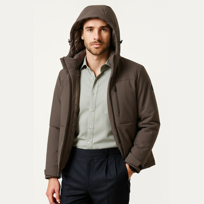 Waterproof Fleece Jacket for All - Thermal Raincoat for Winter Weather