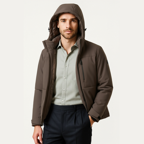 Waterproof Fleece Jacket for All - Thermal Raincoat for Winter Weather