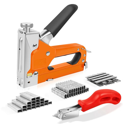 Versatile Heavy-Duty Staple Gun with 3000 Staples Included