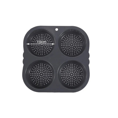 Silicone Baking Mold for Hamburger Buns - Non-Stick Bread Pan