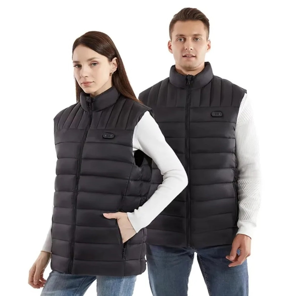 Heated Waterproof Vest with USB – Winter Smart Jacket
