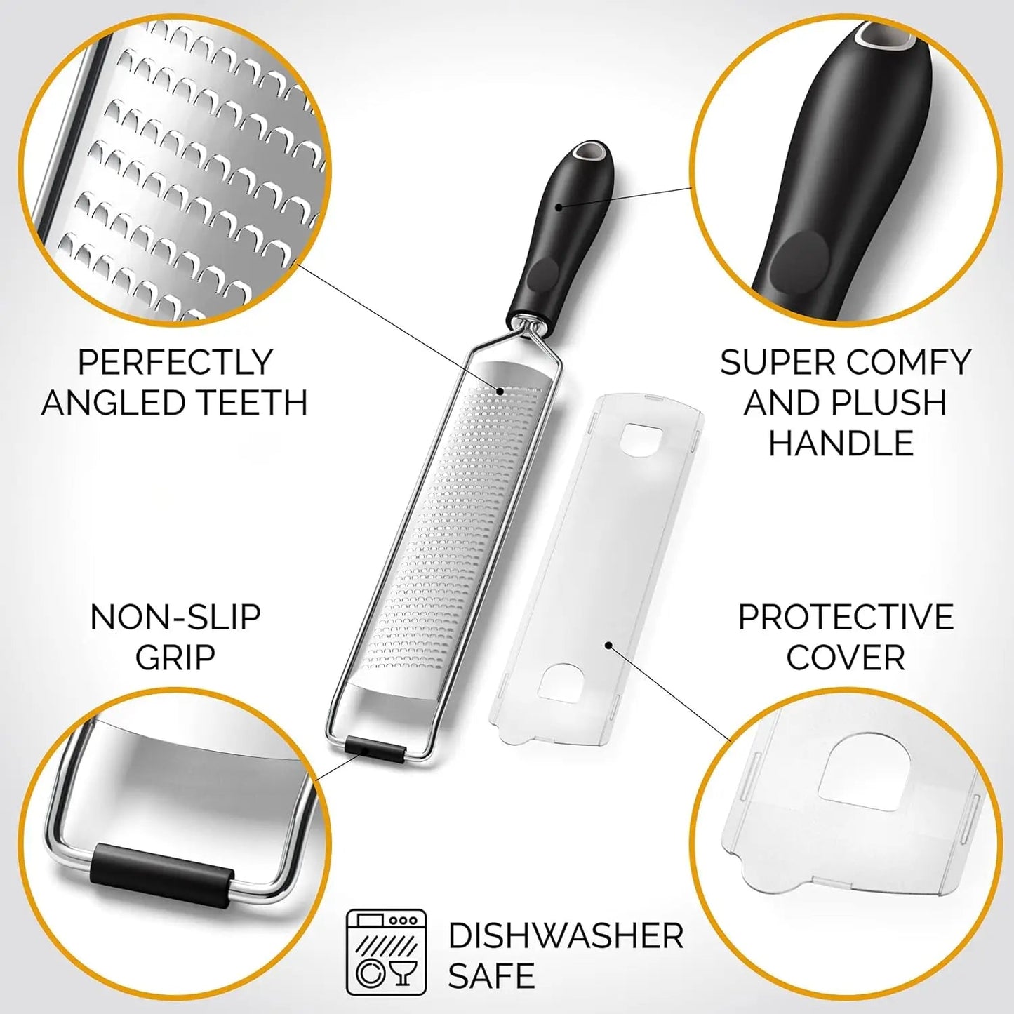 Precision Zester with Sharp Angled Blades