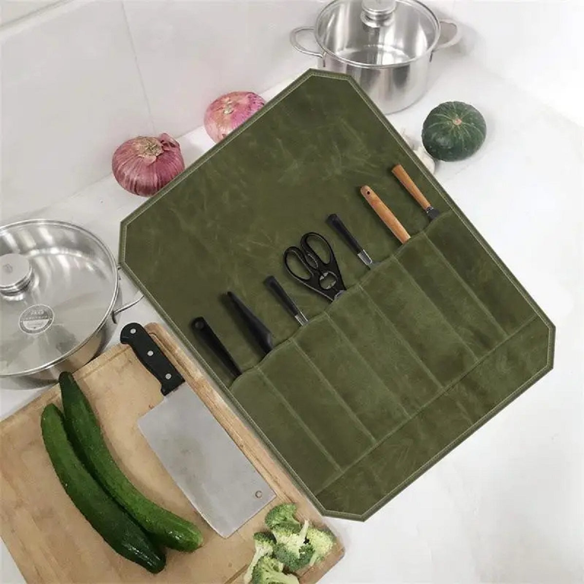 Stylish and Durable Knife Roll for Chefs and Enthusiasts