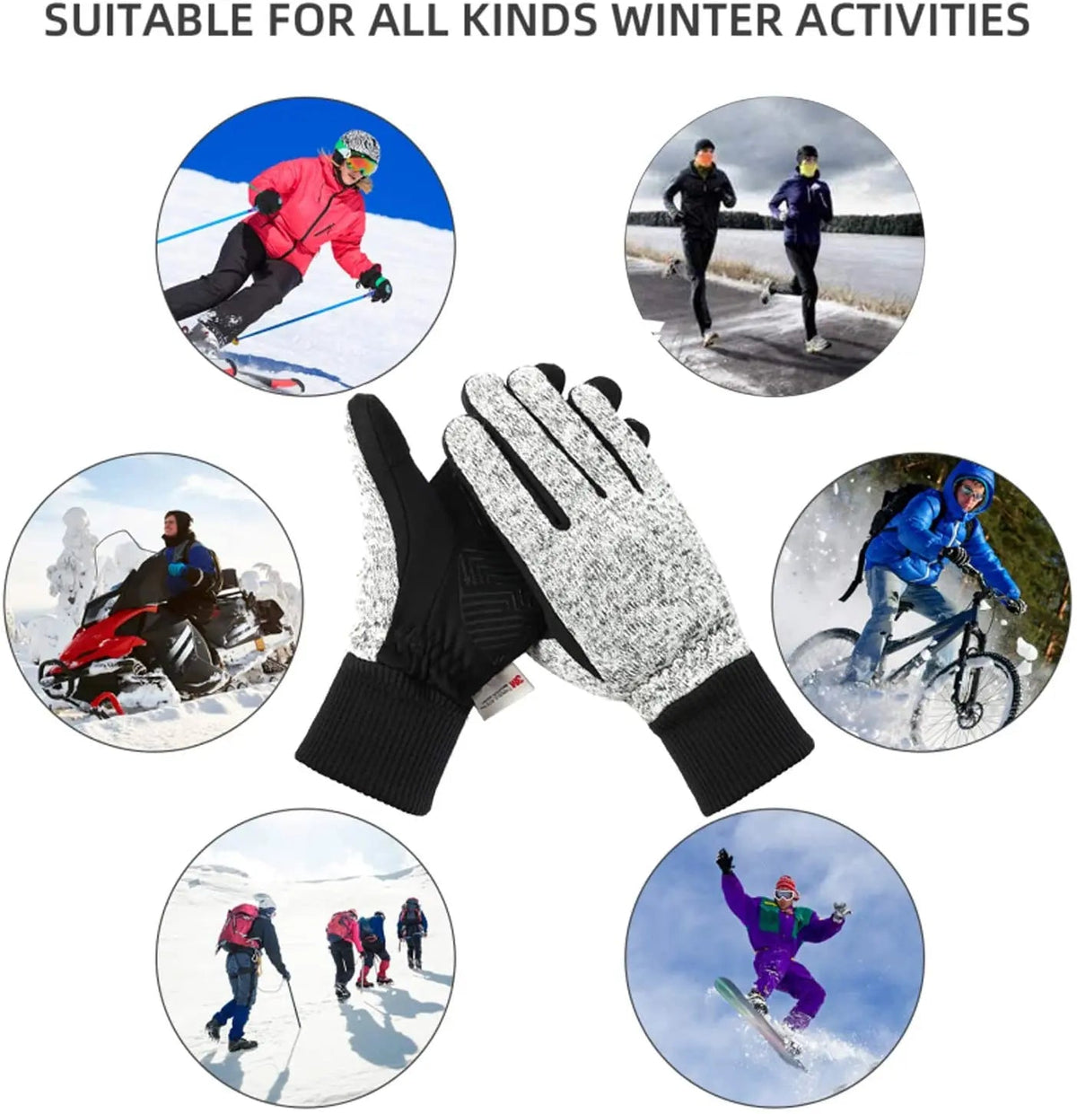 Cold-Resistant Touchscreen Gloves for Him and Her