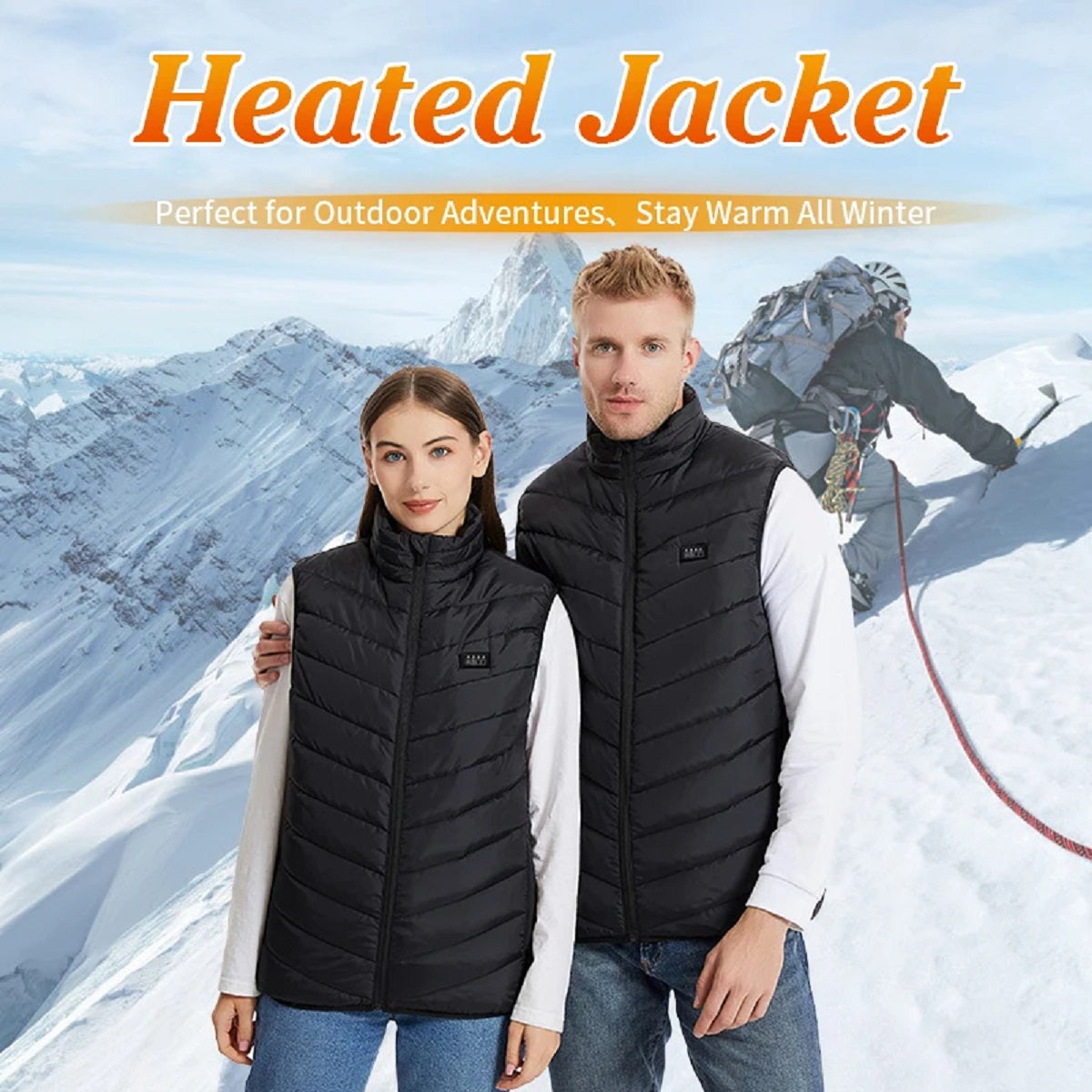 Electric Thermal Vest with USB Heating - Winter Wear for Men and Women