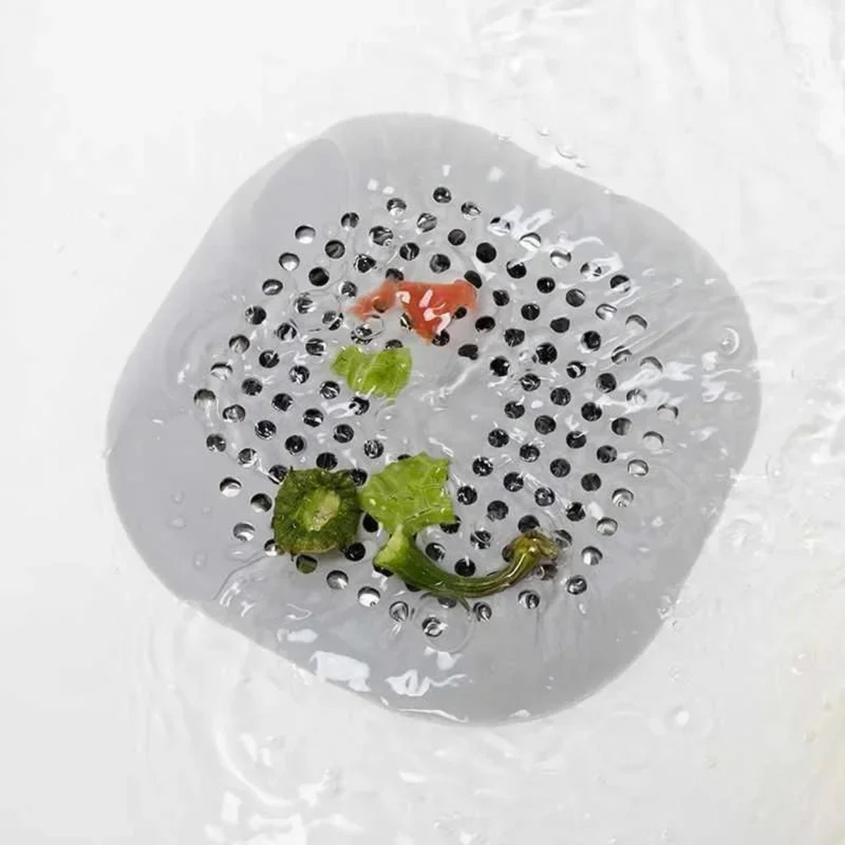 Silicone Drain Strainer - Prevents Floor Wetness and Captures Debris