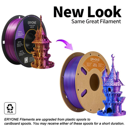 Dual-Color PLA Filament for 3D Printing
