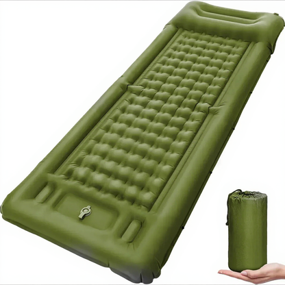 Ultralight Air Mattress for Camping - Self-Inflating with Integrated Pump