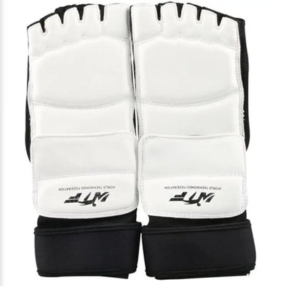 Kids' Leather Ankle Protectors for Taekwondo Sparring Foot Gloves
