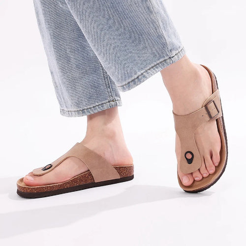 Summer Mules for Women - Clog Sandals with Cork Footbed and Arch Support